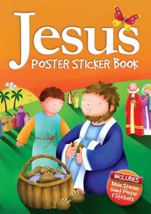 Picture of Jesus poster sticker book