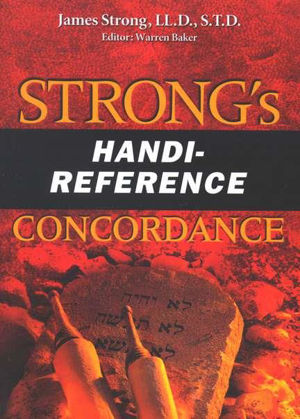 Picture of Strong's hand-reference concordance