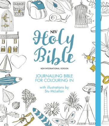 Picture of NIV journalling bible for colouring in (Larger format)