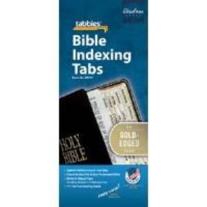 Picture of Bible Index Tabs - Regular Gold