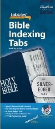 Picture of Bible Index Tabs - Regular Silver
