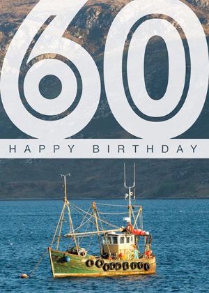Picture of 60th - Fishing boat on loch