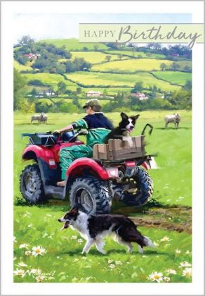 Picture of Shepherd on buggy