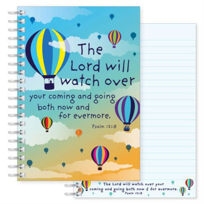 Picture of The Lord will watch A5 notebook