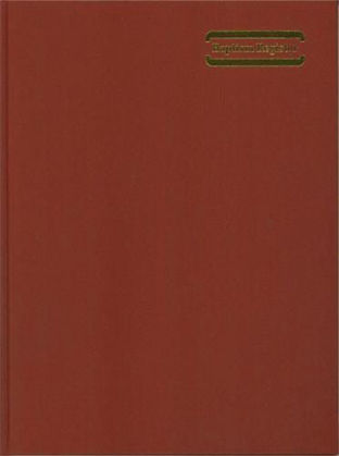 Picture of B8 Baptism register (128pp) Brown