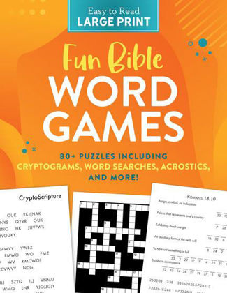Picture of Fun Bible Word Games Large Print