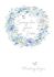 Picture of Blue flower wreath