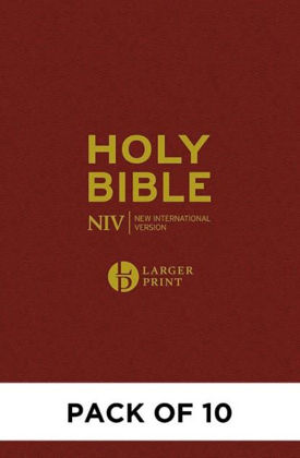 Picture of NIV Larger print Burgundy (10)