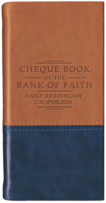 Picture of Chequebook of the Bank of Faith Tan/Blue