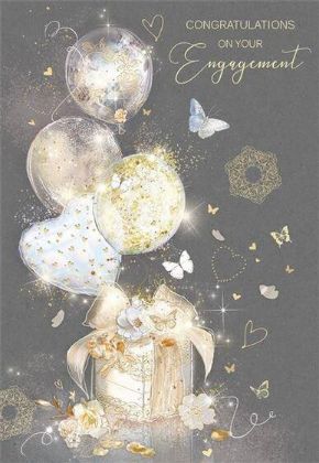 Picture of Present and balloons