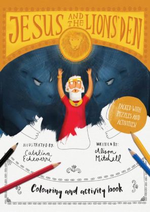 Picture of Jesus and the lions den Activity Book