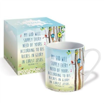 Picture of God will supply mug and gift box