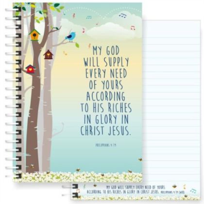Picture of God will supply A5 notebook