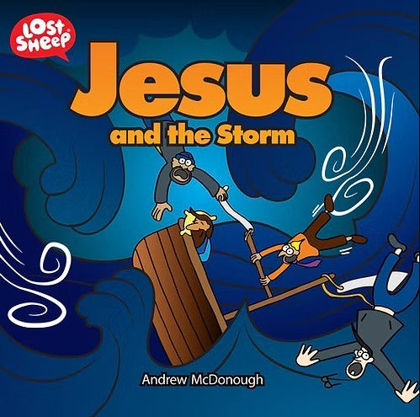 Picture of Jesus and the storm (Lost sheep)
