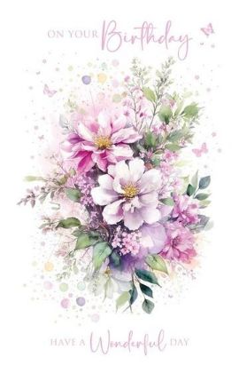 Picture of Pink floral posy