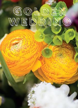 Picture of 50th - Ranunculus bouquet