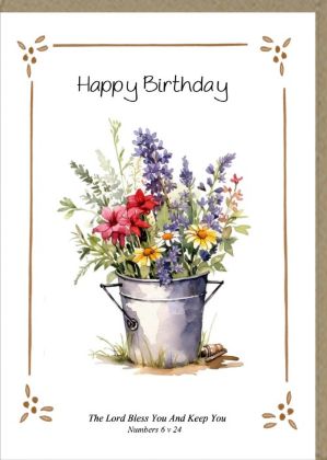 Picture of Flowers in bucket
