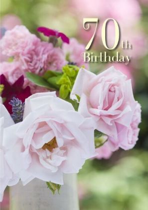 Picture of 70th - Roses and carnations